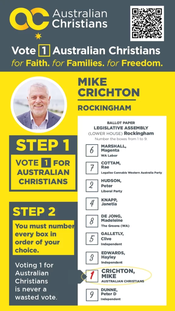 How to Vote Card Rockingham By-Election